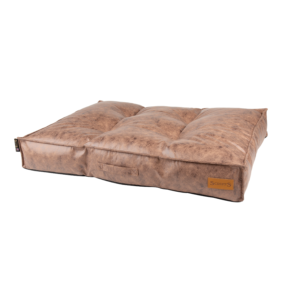 Knightsbridge Dog Mattress (Chocolate, Turquoise, Grey or Olive) by Scruffs-1