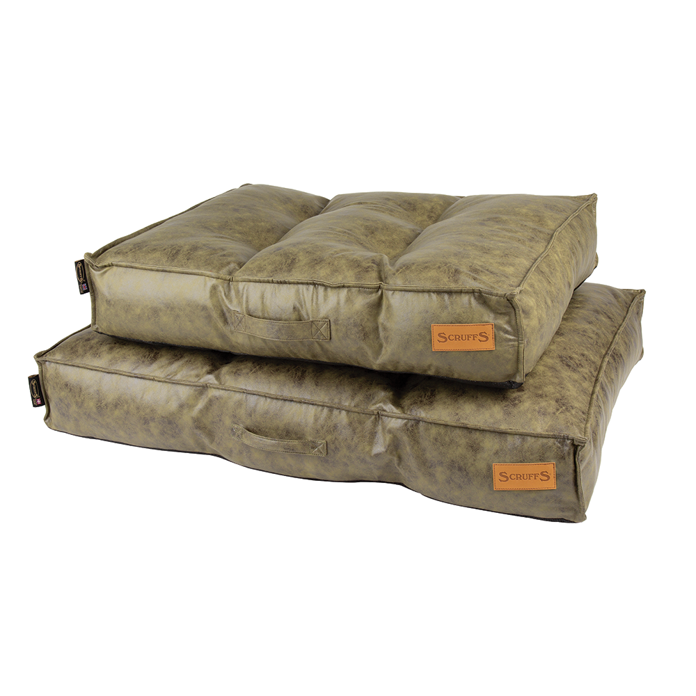 Knightsbridge Dog Mattress (Chocolate, Turquoise, Grey or Olive) by Scruffs-18