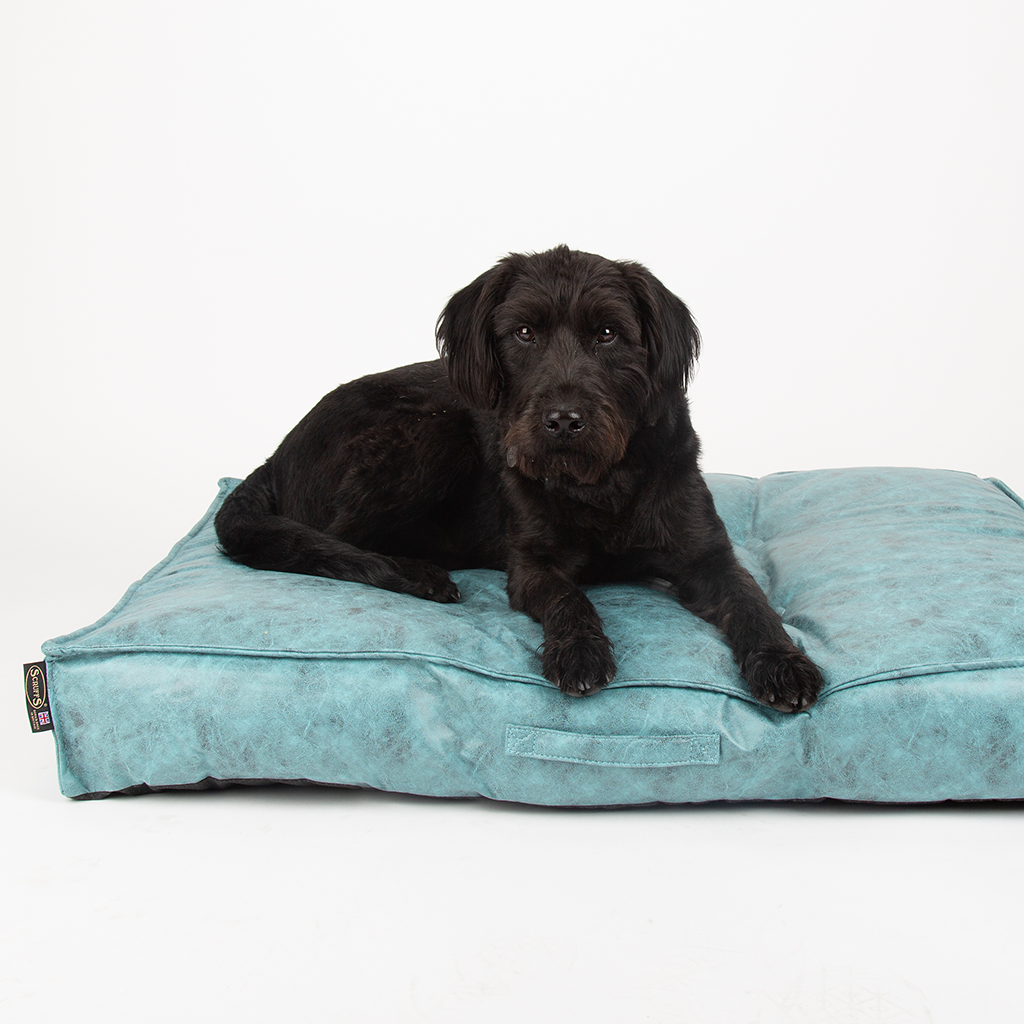 Knightsbridge Dog Mattress (Chocolate, Turquoise, Grey or Olive) by Scruffs-6