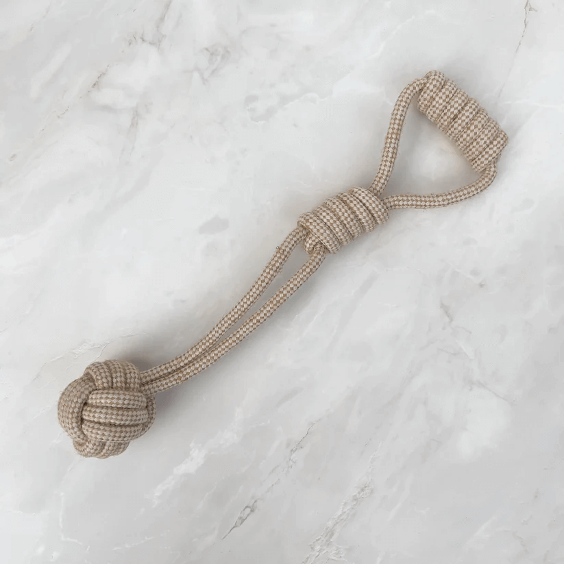 Natural Hemp Rope Dog Toys – by Furry Tails-3
