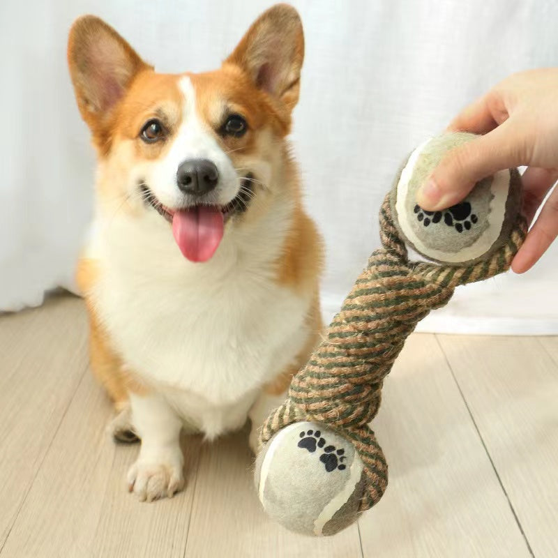 Interactive Cotton-Poly Tug Toy-4