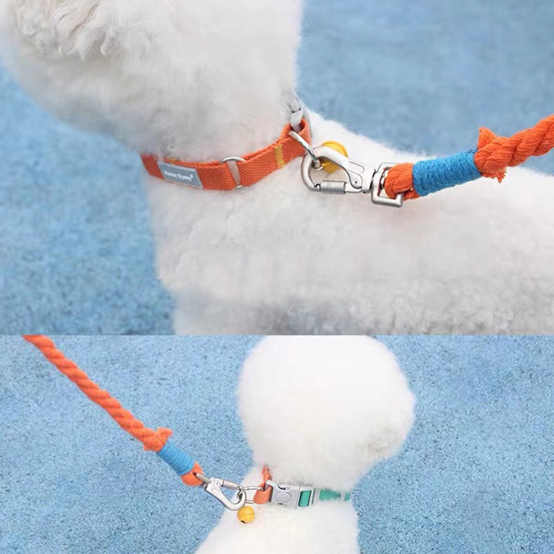 Rope Dog Leash made with Handcrafted Cotton-2
