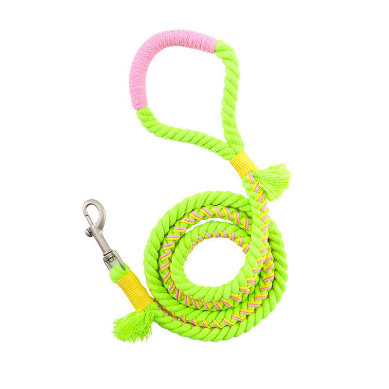 Rope Dog Leash made with Handcrafted Cotton-4