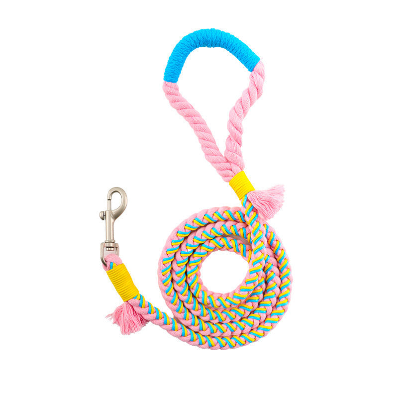 Rope Dog Leash made with Handcrafted Cotton-7