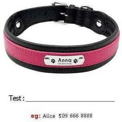 Big Dog's Personalised Leather Collar-2
