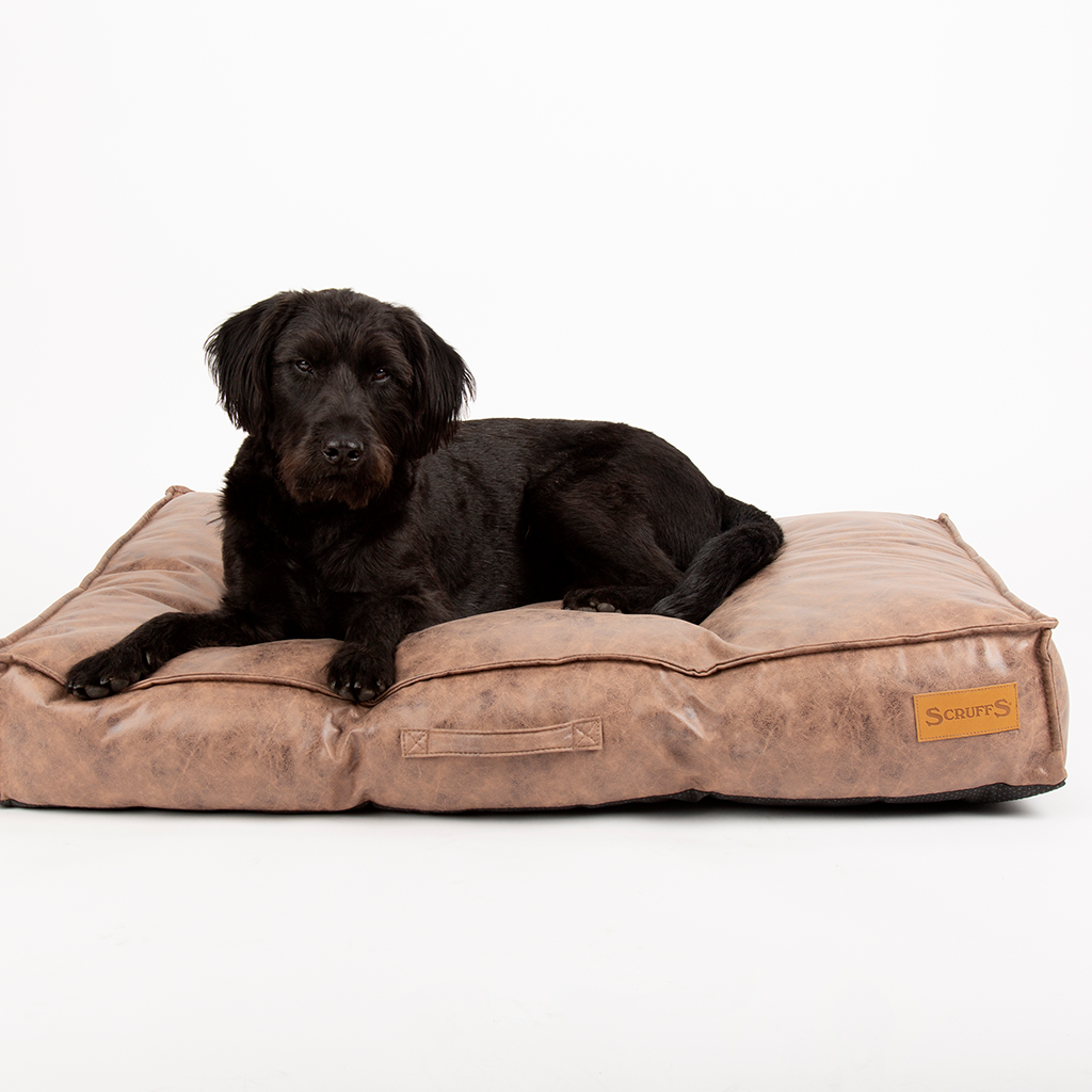 Knightsbridge Dog Mattress (Chocolate, Turquoise, Grey or Olive) by Scruffs-5
