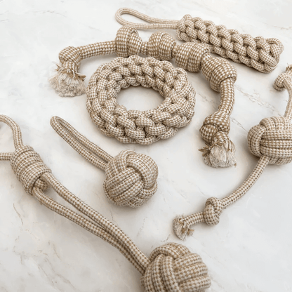 Natural Hemp Rope Dog Toys – by Furry Tails-8