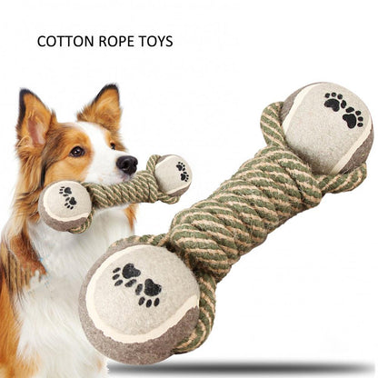 Interactive Cotton-Poly Tug Toy-3
