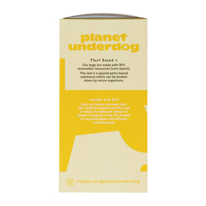 120 Planet Underdog Compostable Dog Poop Bags - Yellow Box-2