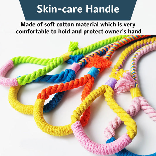 Rope Dog Leash made with Handcrafted Cotton-0