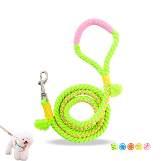Rope Dog Leash made with Handcrafted Cotton-1