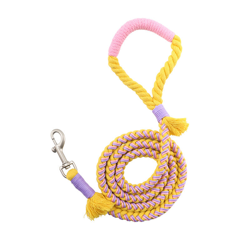 Rope Dog Leash made with Handcrafted Cotton-8